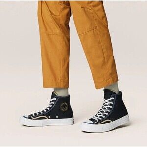 Converse Chuck 70 Varsity High Black Recycled Canvas M 6.5 / W 8.5 NIB